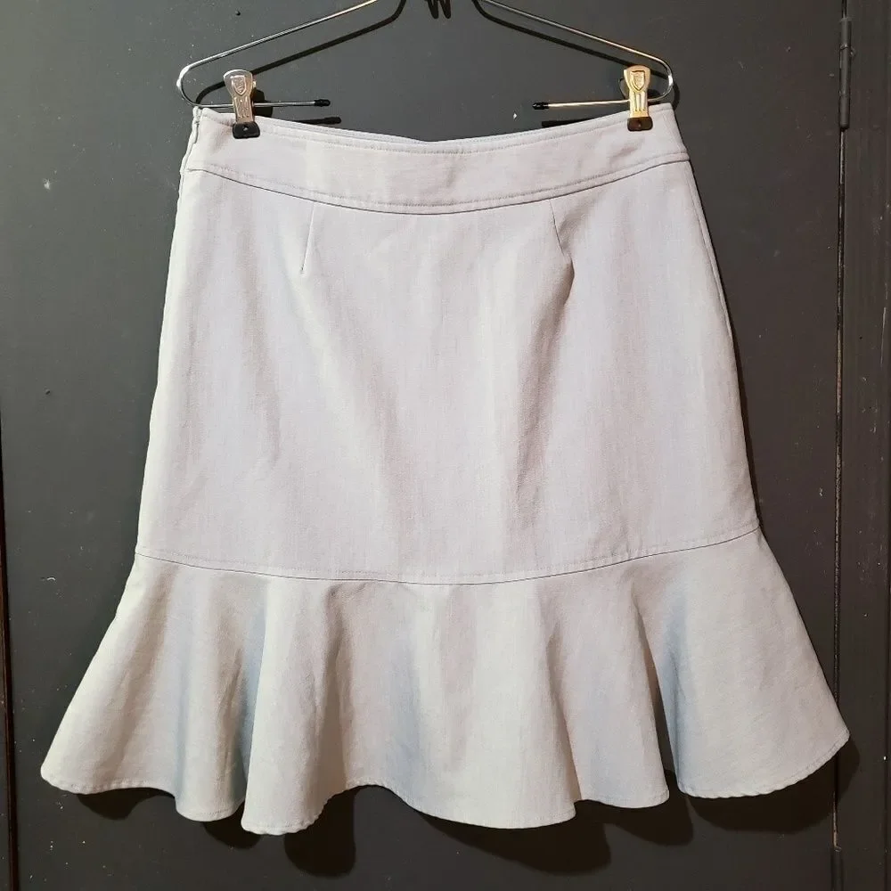 Ingredients Circle Stretch Skirt Light Gray Sz 8 - Picture 2 of 3